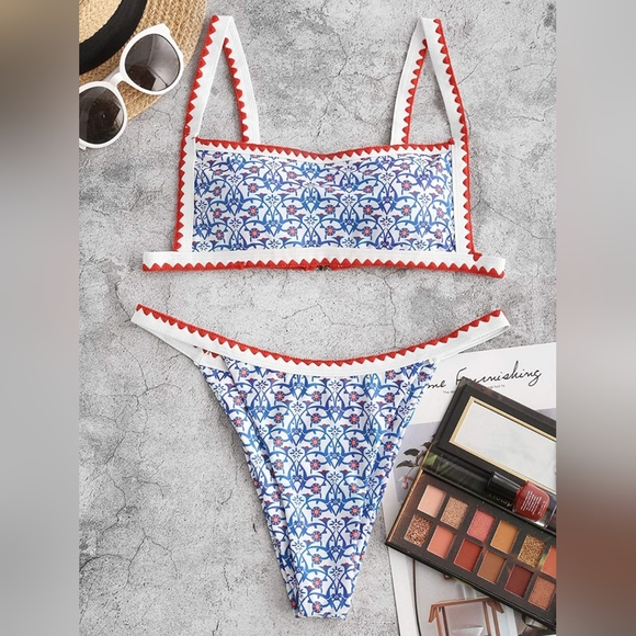 Bohemian Cheeky Swimsuit - Picture 1 of 4